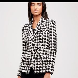 L’AGENCE Kenzie Houndstooth Blazer